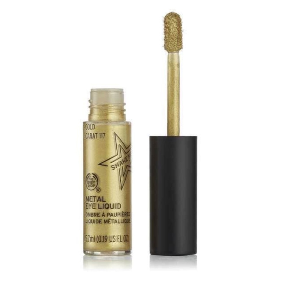 Metallic Eye Liquid Metal #117 Gold Carat from The Body Shop NEW SEALED